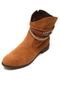 Bota DAFITI SHOES Tiras Caramelo - Marca DAFITI SHOES