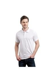 Camiseta Polo Hombre Basic Cad Blanca XXL