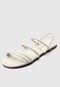 Rasteira Vizzano Tiras Off-White - Marca Vizzano