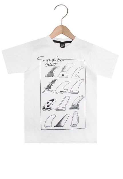Camiseta Elian Manga Curta Menino Branca - Marca Elian