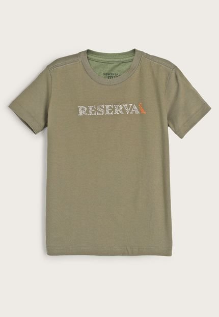 Camiseta Infantil Reserva Mini Estampada Verde - Marca Reserva Mini