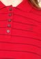 Camisa Polo Nautica Listrada Rosa/Preta - Marca Nautica