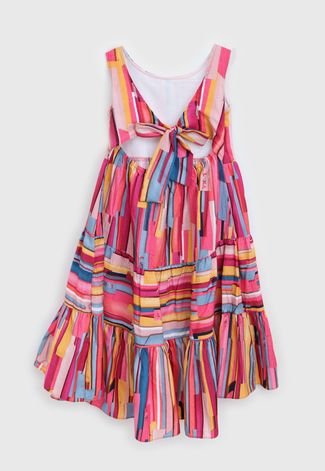Productive sleeve Take away Vestido Lilica Ripilica Infantil Estampado Rosa - Compre Agora | Dafiti  Brasil