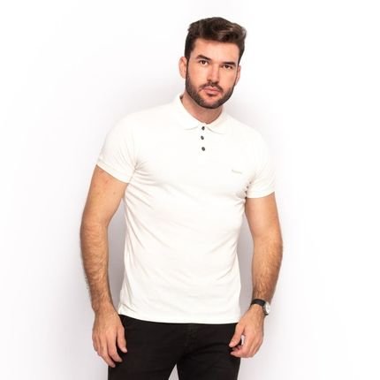 Camiseta Polo Linho Teodoro Masculino Slim Casual Conforto Off White G Off-white - Marca TEODORO CAMISARIA