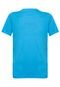 Camiseta Nike Leg Rain Camo Swoosh Tee Yth Azul - Marca Nike