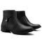 Bota Navit Shoes Com Ziper Cano Curto Com Salto Country Detalhe Metal Preto - Marca Navit Shoes