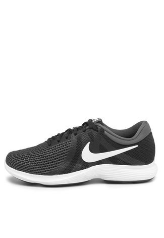 Tênis Nike Revolution 4 Preto/Branco