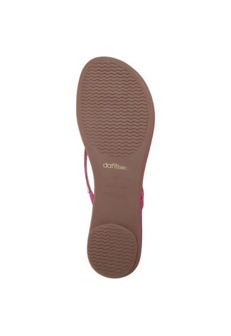 Rasteira Dafiti Shoes Strass Rosa - Compre Agora