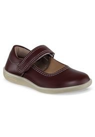 Zapatos Colegio Bachiller Rojo Para Niña Croydon