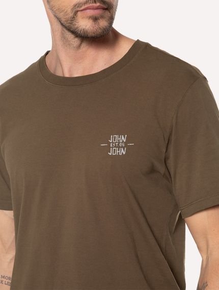 Camiseta John John Regular Siwa Bege Escuro - Marca John John