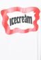 Camiseta Manga Curta Ice Cream Logo Branca - Marca Ice Cream