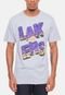 Camiseta NBA Rock Team Los Angeles Lakers Cinza Mescla - Marca NBA