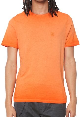 Camiseta John John Estampada Laranja - Compre Agora