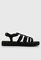 Rasteira Melissa Sun Rodeo Platform Ad Preto - Marca Melissa