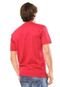 Camiseta FiveBlu Frontal Bone Vermelha - Marca FiveBlu