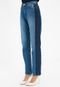 Calça Jeans Trendyol Collection Reta Patchwork Azul - Marca Trendyol Collection