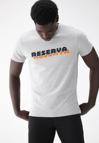 Camiseta Reserva Logo Cinza