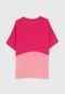 Camiseta Nike Infantil Bicolor Rosa - Marca Nike