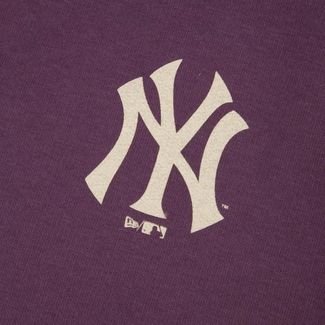 Moletom New Era Canguru Fechado New York Yankees Vinho