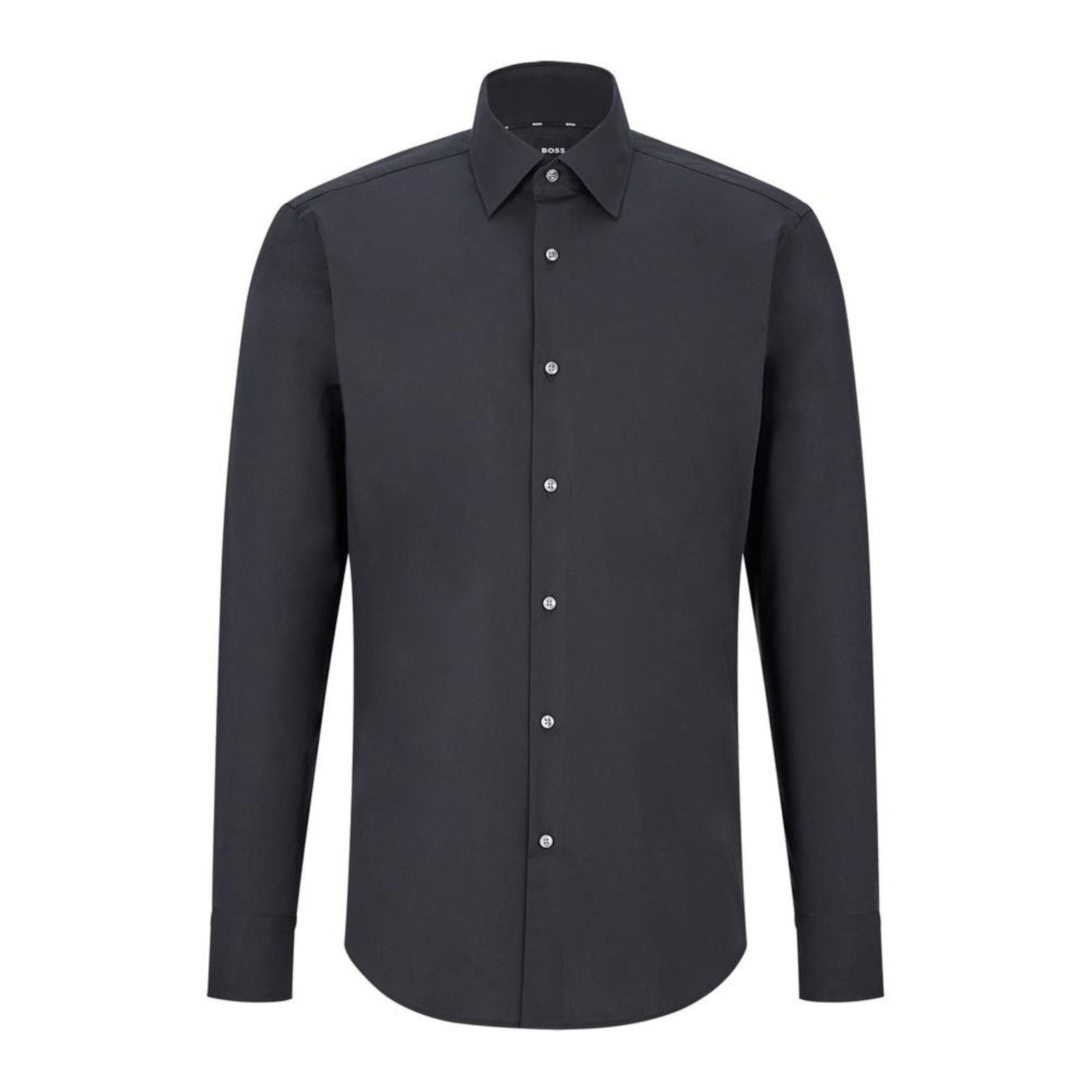 Camisa Regular Fit Em Popeline De Algodão Stretch Easy Iron - Marca BOSS