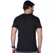 Camiseta Masculina Basica Lisa Algodão Premium Camisa Preta - Marca Lavini Shoes