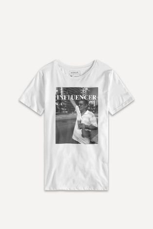 Camiseta Feminina Zeca Influencer Meme Reserva Branco
