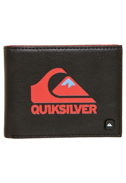 Carteira Quiksilver Wave Logo Preta - Marca Quiksilver
