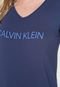 Camisola Calvin Klein Underwear Longa Logo Azul-Marinho - Marca Calvin Klein Underwear