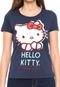 Camiseta Cativa Hello Kitty Estampada Azul-marinho - Marca Cativa Hello Kitty