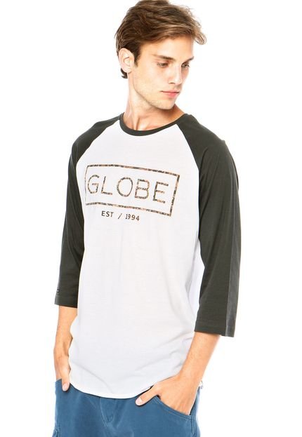 Camiseta Globe Raglan Dead Flowers Bege - Marca Globe