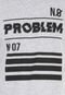 Camiseta FiveBlu Manga Curta No Problem Cinza - Marca FiveBlu