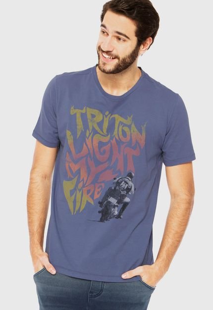 Camiseta Triton My Fire Azul - Marca Triton