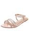 Rasteira DAFITI SHOES Pedraria Nude - Marca DAFITI SHOES