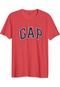 Camiseta GAP Logo Bordado Vermelha - Marca GAP