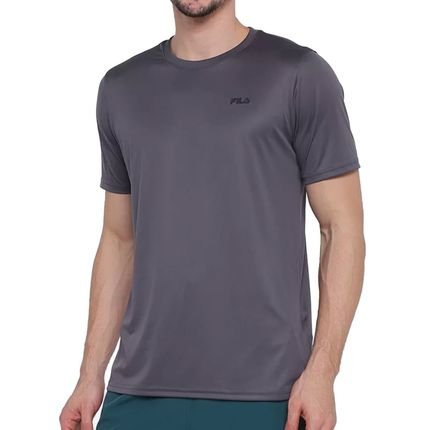 Camiseta Masculina Fila Basic Sports Polygin Cinza Escuro - Marca Fila