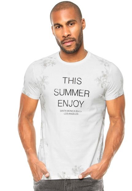 Camiseta Malwee Summer Enjoy Branco - Marca Malwee
