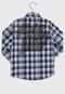 Camisa Calvin Klein Kids Manga Longa Menino Azul - Marca Calvin Klein Kids