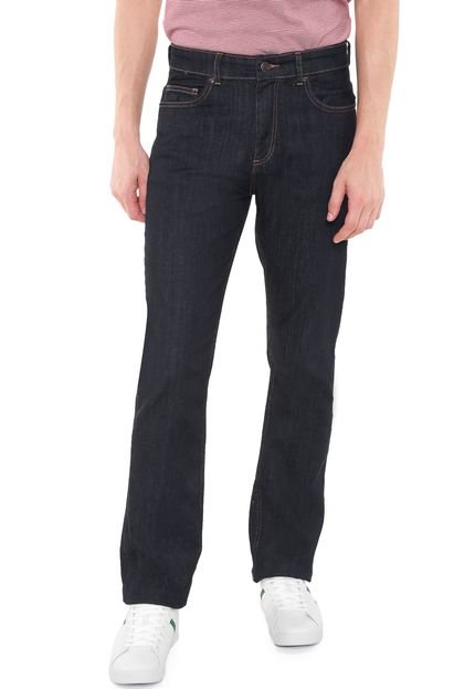Calça Jeans Lacoste Reta Lisa Azul-marinho - Marca Lacoste