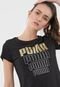 Blusa Puma Rebel Graphic Tee Preta - Marca Puma