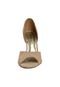 Peep Toe Via Marte Modern Bege - Marca Via Marte