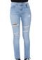 Calça Jeans Ellus 2ND Floor Skinny Assimétrica Azul - Marca 2ND Floor