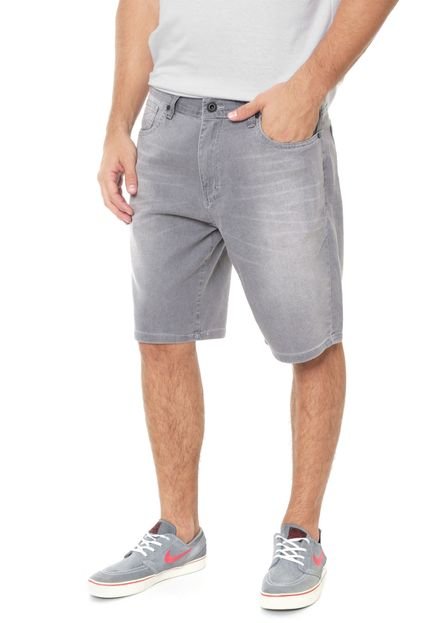 Bermuda Jeans Hurley Reta Light Cinza - Marca Hurley