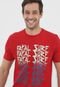 Camiseta Fatal Lettering Vermelha - Marca Fatal