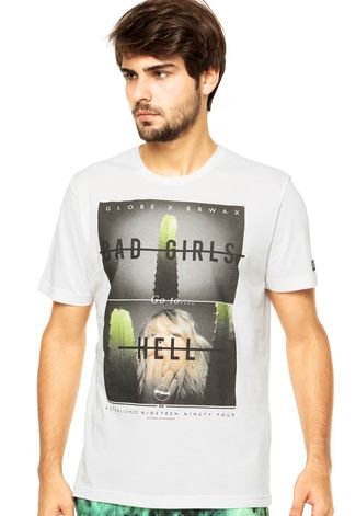 Camiseta Globe Salem Go To Hell Branca