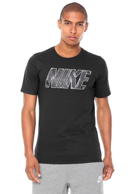Camiseta Nike Sportswear Tee Prnt PK BLK Preta - Marca Nike Sportswear