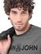 Camiseta John John Masculina JJ Rusty Logo Stone Cinza Chumbo - Marca John John