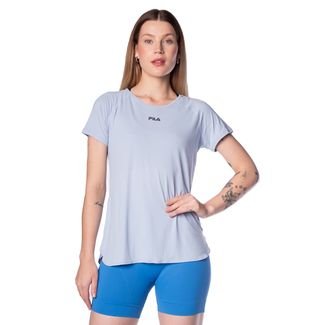 Camiseta Feminina Fila Bio II Azul Claro