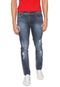 Calça Jeans Guess Skinny Destroyed Azul - Marca Guess