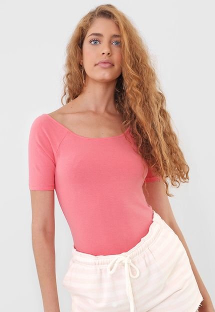 Blusa Hering Ombro a Ombro Rosa - Marca Hering