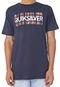 Camiseta Quiksilver Reverb Time Azul-marinho - Marca Quiksilver